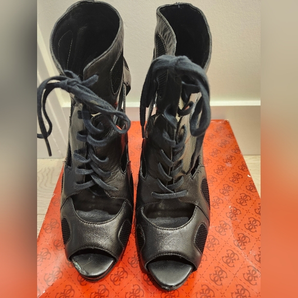 Guess Lace up Heel Boot - Picture 2 of 6